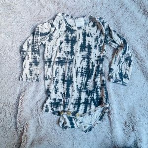 Kate Quinn The Woods Shibori Bodysuit Beechwood Modal VGUC 18-24 Months